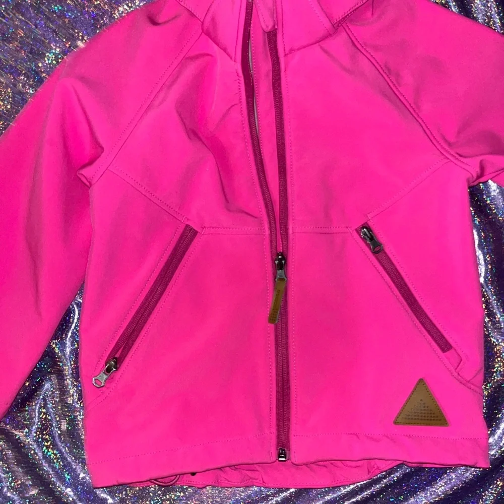 Girls pink waterproof H&M jacket